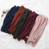 OMCHION Roupas Feminina 2018 Autumn Winter Harajuku Women Sweaters And Pullovers Casual Slim Solid Split Korean Knitwear LMM147