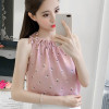 Women Blouses 2018 Fashion Elegant Print Chiffon Blouse Sleeveless Shirts Casual summer Top Ladies Clothing Blusa Feminina