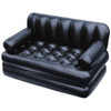 5 in 1 Inflatable Sofa Air Bed Couch BLACK With Free Electric Pump