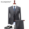 TIAN QIONG 2017 Famous Brand Mens Suits Wedding Groom Plus Size 4XL 3 Pieces(Jacket+Vest+Pant) Slim Fit Casual Tuxedo Suit Male