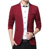 RUBU New Arrival Luxury Men Blazer Spring Autumn Fashion Brand High Quality Cotton Slim Fit Men Suit Blazers Men M-5XL Size