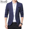 Mwxsd brand Men's Casual Slim Fit Blazer suit jacket Men Single Button Blazer Male fashion Suit Blue Jacket and Coat for Male 