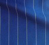 Mens Chalk Stripe Suit Custom Made Royal Blue  Mens Striped Suit,Tailored Single Breasted Chalk Striped Men Suit Peak Lapel