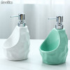 NOOLIM New 650lml Liquid Soap Dispenser for Kitchen Ceramic + ABS Bathroom Home Decoration Bathroom Accessories