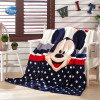 Disney Cartoon Pink Minnie Mickey Mouse Soft Flannel Blanket Throw for Girls Children on Bed Sofa Couch 150X200CM Kids Gift