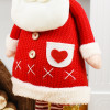 Big Size Christmas Dolls Retractable Santa Claus Snowman Elk Toys Xmas Figurines Christmas Gift for Kid Red Xmas Tree Ornament