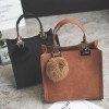 NEW handbag women casual tote bag female large shoulder messenger bags high quality Suede Leather handbag with fur ball