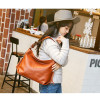 9 Colors 100% Genuine Leather Women Handbag First Layer Cow Leather long Handel Messenger Shoulder Bag Satchel White Pink Bags