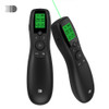 Wireless Presenter, Doosl Rechargeable Green Pointer Laser with LED Display 2.4GHz Powerpoint Presentation Remote Control