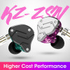 KZ ZSN Metal Earphones Hybrid technology 1BA+1DD HIFI Bass Earbuds In Ear Monitor Headset Sport Noise Cancelling Headphones