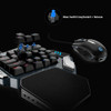 GameSir Z1 Gaming Keypad For FPS Games, One-handed Cherry MX red switch keyboard / Mechanical Blue axis keyboard/BattleDock