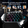 GameSir Z1 Gaming Keypad For FPS Games, One-handed Cherry MX red switch keyboard / Mechanical Blue axis keyboard/BattleDock