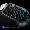 GameSir Z1 Gaming Keypad For FPS Games, One-handed Cherry MX red switch keyboard / Mechanical Blue axis keyboard/BattleDock