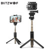 BlitzWolf 4 in 1 Camera Tripod Bluetooth Selfie Stick Wireless Monopod For Sports Camera For iPhone X 8 Smartphone Selfie Sticks