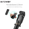 BlitzWolf 4 in 1 Camera Tripod Bluetooth Selfie Stick Wireless Monopod For Sports Camera For iPhone X 8 Smartphone Selfie Sticks