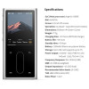 FIIO M3K Mini HIFI Hi-Res Lossless Portable Music Player MP3 AK4376A DAC chips High-fidelity recording 24hours Battery Life