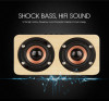 TOPROAD Wooden Wireless Bluetooth Speaker Portable HiFi Shock Bass Altavoz TF caixa de som Soundbar for iPhone Sumsung Xiaomi
