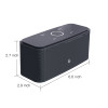 DOSS SoundBox Touch Control Bluetooth Speaker 2*6W Portable Wireless Speakers Stereo Sound Box with Bass and Built-in Mic