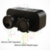 Bluetooth 5.0 Portable Wireless Bluetooth Speaker Column Subwoofer Music Sound Box LED Time Snooze Alarm Clock for Laptop Phone