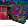 MIFA  Black-Graffiti Bluetooth Speaker IPX5 Waterproof Bluetooth 4.2 Wireless Speaker Micro SD Built-in Mic Stereo Sound TWS