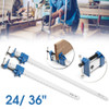 24/36 Inch Heavy Duty F Clamp Bar Wood Clamps for Woodworking Wood Clamping Carpenter Quick Wood Clamps Holder Cramp Grip 