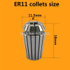 ER Collet Chuck Holder ER11 3.175 8mm adapter clamp Drill chuck cnc router bits tools wood pcb ball nose twist drill reamer