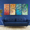 Picture Wall Art Canvas Painting tree decoration for Living Room picture Colourful Leaf Trees Wall Art Spray Wall Painting