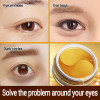 BAIMISS 24K Gold Gel Eye Mask Collagen Anti Wrinkle Remove Dark Circles Eye Patches Sleep Mask Moisturizing Skin Care Face 60PCS