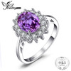 Jewelrypalace Princess Diana 3.22 ct Created Alexandrite Sapphire Wedding Rings For Women 925 Sterling Silver Brand Fine Jewelry