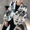 Mens Floral Blazer Male Terno Masculino Slim Fit  2018 Autumn Stylish Blazers For Men Blazers Para Hombre One Button Suit Jacket