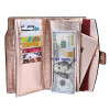 ITSLIFE New Women Genuine Leather RFID Blocking Functional Wallet Vintage Long Glint Card Holder Zipper Coin Purse Iphone Galaxy