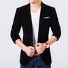 Mens blazer high quality suit jacket korean fashion velvet blue blazer Male casual jacket single breasted plus size 6XL