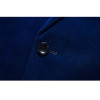Men Velour Blazer Business Casual Suit Jacket Notched Lapel Single Button Velvet Jackets Chest Pocket Solid  Color