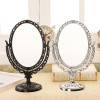 Vintage Makeup Mirror Desktop Rotatable Mirror with Butterfly Rose Vines Decor Tool @ME88