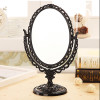 Vintage Makeup Mirror Desktop Rotatable Mirror with Butterfly Rose Vines Decor Tool @ME88