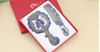 Classic Retro Vintage Butterfly Makeup Mirror Compact  Cosmetic Held Hand Mirror with Hair Comb