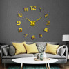 2018 new clock watch wall clocks horloge 3d diy acrylic mirror Stickers Home Decoration Living Room Quartz Needle 