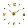 Hot Selling Super Big DIY Wall Clock Acrylic+EVR+Metal Mirror Super Big Personalized Digital Watches Clocks