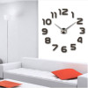 Wall Clock Modern Design 2018 Big Wall Clock 3D DIY Mirror Sticker for Living Room Home Decor Fashion Watches Quartz Clocks