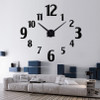 2018 new 3d diy wall clock horloge mirror Stickers Home Decoration Living Room  acrylic Quartz Needle wall clocks modern design