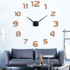 Modern Design 3d Big Wall Clock Home Decor Acrylic Mirror Wall Clock Sticker Living Room Creative reloj de pared Unique Gift