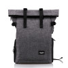 Photo Multi-functional Waterproof Polyester DSLR Camera Shoulders Backpack Soft Padded Bag fit 16inch Laptop Case with USB Port