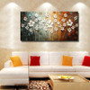 Chinese Wall Art Modern Living Room Wall Decor Flower Painting Large Canvas Art Hand Painted Wall Pictures No Framed