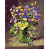 Fresh vase flower cuadros decoracion pictures on the wall hand painted canvas oil painting coloring by numbers wall art