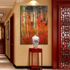 High Quality Many Kinds Of Tree Oil Painting On Canvas Handmade Abstract Birch Trees Oil Painting For Wall Deco