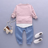 2PC Toddler Baby Boys Clothes Outfit Infant Boy Kids Shirt Tops+Pants Casual Clothing Spring/Autumn Children Clothing Set Cotton