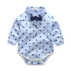 Kimocat Infant Baby Boy Gentleman Clothes For Weddings Formal Suit Vest+T-Shirt+Pant Newborn Baby Boy Clothes Set Birthday Cloth