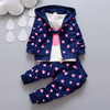 2022 Autumn Baby Girls Minnie Suits Children Clothes Sets Hooded Coats+T Shirt+Pants Kids Casual Suits Infant Suits
