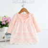Baby Dress Tiered Dresses Long Sleeve Spring Clothes 1 Year Old Girl Birthday Dress Soft Cotton Frock B014 Baby Outfits Vestidos