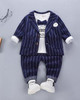  2018 New Children Suit set Baby Boys Suits Kids Blazer Boys Formal Suit For Wedding Boys Set Newborn 3pcs Blazer Pants T-shirt